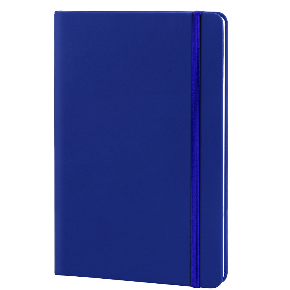 Bloc-notes à personnaliser LUXE A5 Bleu marine